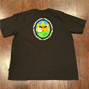 Malbon Golf x GloGang Globoyz Black Short Sleeve Pocket Tee Size 2XL NWOT
